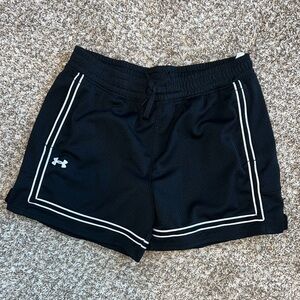 Under Armor Women’s Black Baseline Pro Mesh Shorts